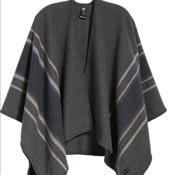 Frye Addison Stripe Wool Wrap - Picture 2 of 6